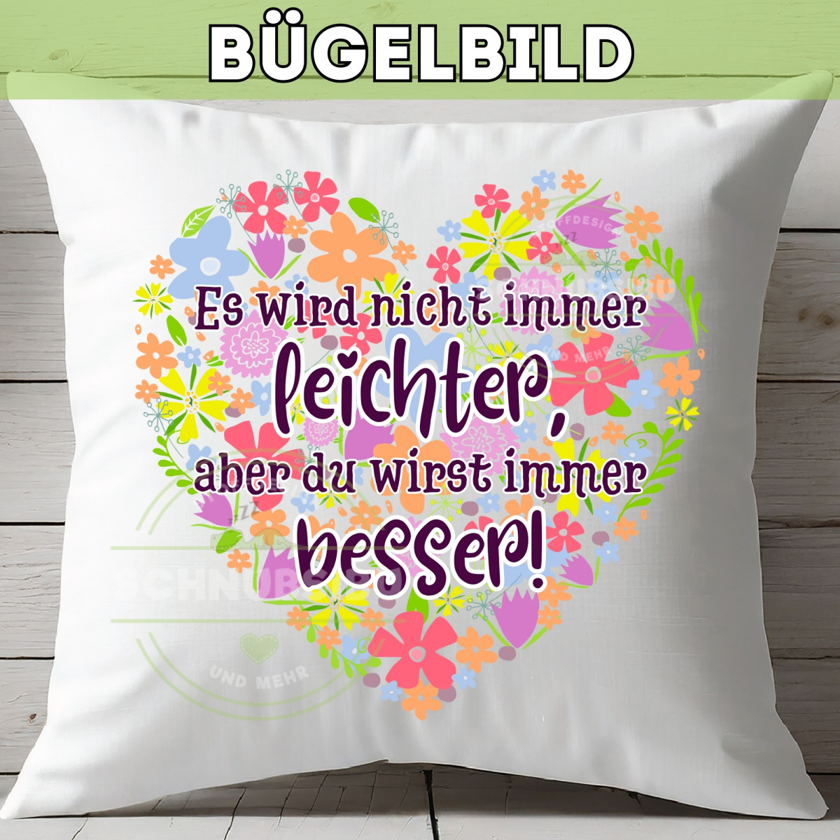 Bügelbild Leichter